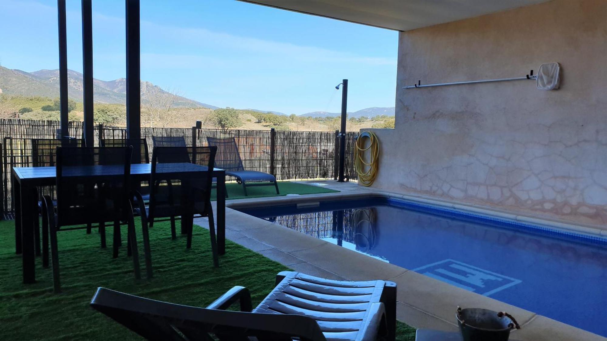 Navas de Estena Casa Con Piscina En Parque Nacional De Cabaneros מראה חיצוני תמונה